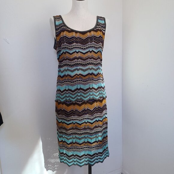 Missoni‎ Set Skirt and Top Classic Multi Stripe Womens US 10 - Picture 6 of 16